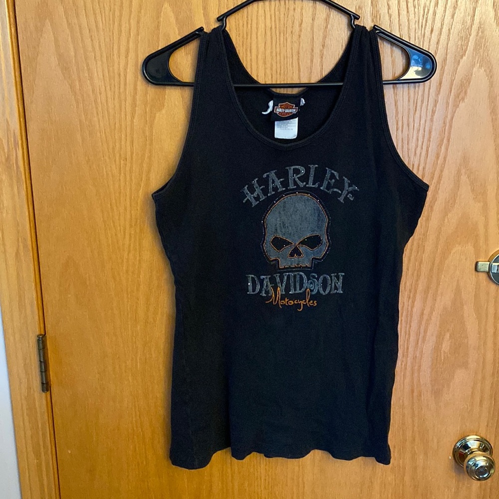 Willie G Harley Davidson Tank with some sparkle